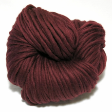 knit & hook - the bulky merino Strang - 913 Weinrot