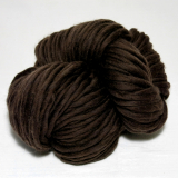 knit & hook - the bulky merino Strang - 914 Braun